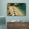 Strandbedden - Zee - Stenen - Baai canvas 2cm klein -sfeer4