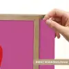 Girl power - Hart - Roze - Rood Light Box met batterij (Wandlamp) middel -USP_websiteprintNL