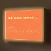 If not now then when - Oranje - Geel - Levendig Light Box met batterij (Wandlamp) middel -z3d_website