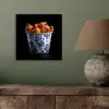 Kip - Bucket - Delfts blauw - Lekker aluminium wit klein -sfeer2
