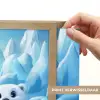 Pinguïn - IJsbeer - IJs - Sneeuw Light Box met batterij (Wandlamp kind) middel -USP_websiteprintNL