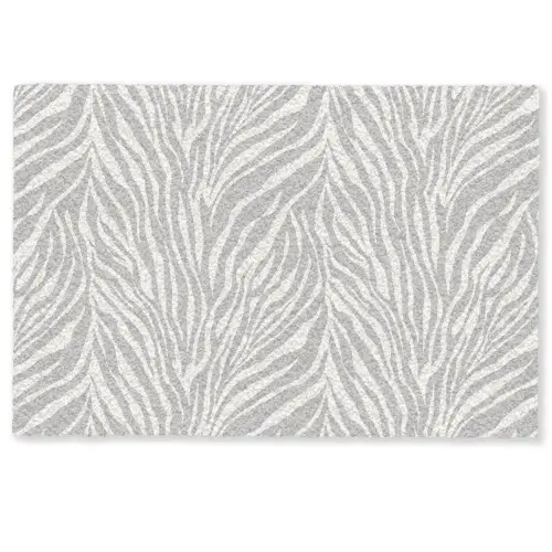 Zebra - Motief - Grijs Deurmat klein 898 -zkaufland3d