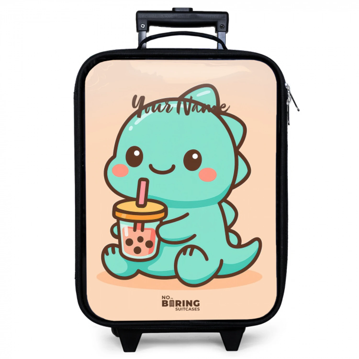 Kawai - Dino - Bubbletea Kinderkoffer - Zwart klein -zzz_website3d