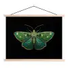 Mot - Levendig - Groen textielposter latten blank klein -3d