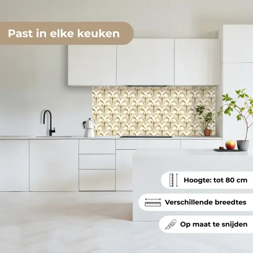 Ornament - Barok - Goud keuken achterwand 2 middel 871 -sfeer4_NL