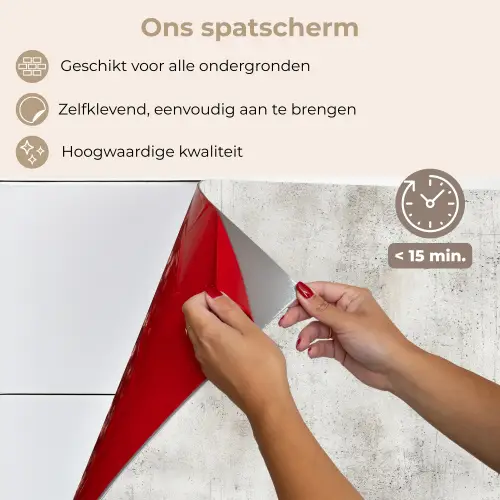 Grijs - Beton - Verweerd keuken achterwand spatscherm klein 900 -spatscherm_NL