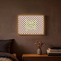 Focus - Vakken - Roze Light Box met batterij (Wandlamp) middel -sfeer4