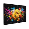 Spaghetti - Graffiti - Verf - Kleurrijk - Eten - Modern canvas 2cm klein -z3d