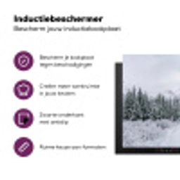 Weg - Bergen - Sneeuw - Naaldbos - Avontuurlijk Inductie beschermer vinyl 3mm klein -zzzzzzz-cc-usp