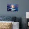 Golven - Zee - Kleurrijk - Rotsen poster papier klein -sfeer2