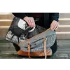 Paard - Sport - Zwart - Wit laptophoes neopreen klein -tas