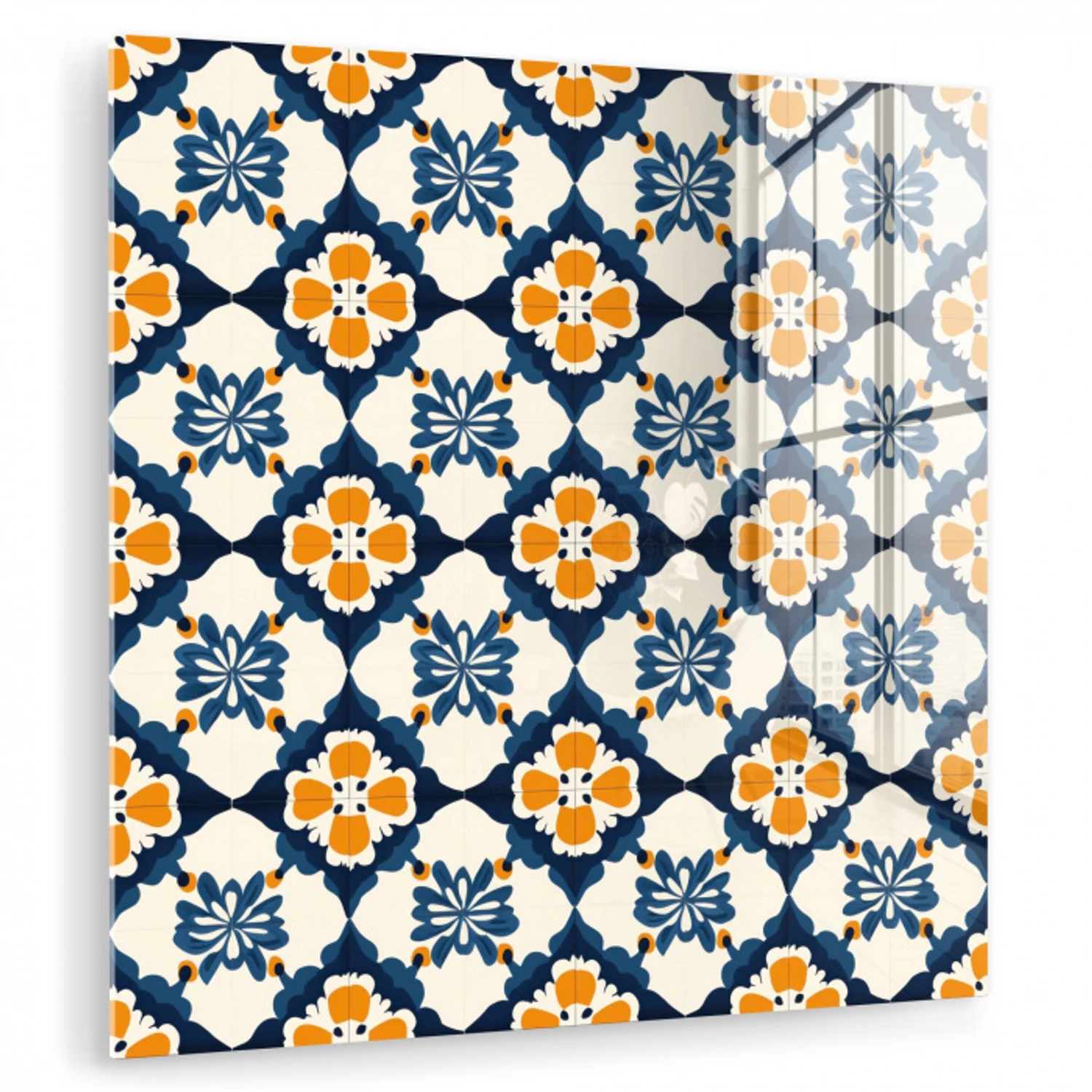 Klassiek - Geometrisch - Blauw plexiglas 5mm klein 11 -zzzproduct_nieuw