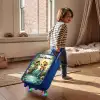 Zebra - Aapje - Waterval - Rotsen Kinderkoffer - Blauw klein -sfeer1