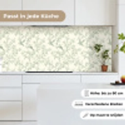 Klassiek - Vogels - Groen keuken achterwand 2 middel 871 -sfeer4_DE
