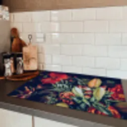 Herfstige Bloemenpracht Inductie beschermer vinyl 3mm klein -sfeer3