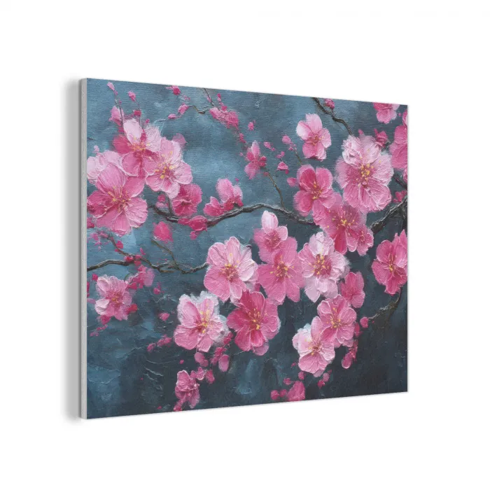 Bloem - Bloesems - Roze - Abstract PET vilt klein -3d
