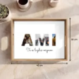 Ami - Collage de lettres Dienblad Rechthoek middel -USP_Formaat