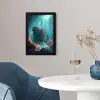 Schip - Hout - Koraalriffen - Zonlicht fotolijst zwart zonder passe partout klein -sfeer4