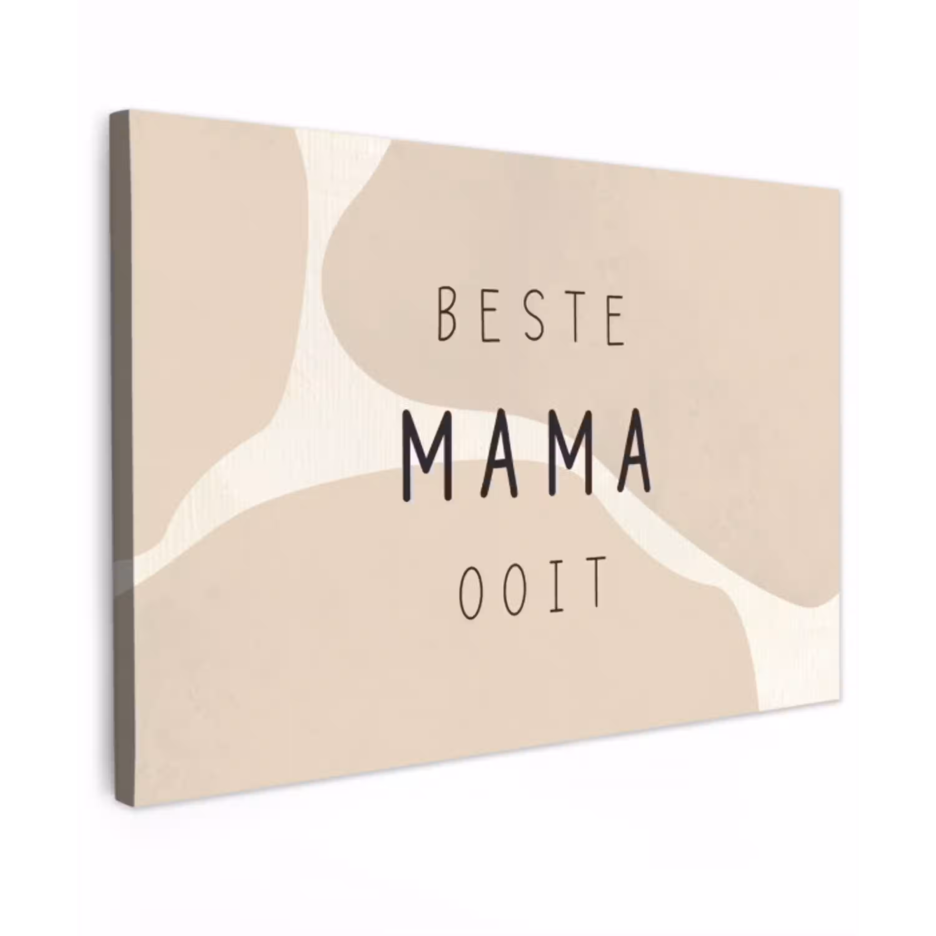 Quotes - Beste mama ooit - Mama - Spreuken canvas 2cm klein -z3d