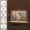 Kimono - Vrouw - kersenbomen Light Box met kabel (Tafellamp) klein -USP_websiteoverzichtNL