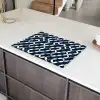 Abstract - Patroon - Blauw Inductie beschermer vinyl 3mm klein 276 -sfeer8