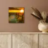Zon - Strand - Duin - Horizon - Gras - Pad - Oranje aluminium wit klein -sfeer4