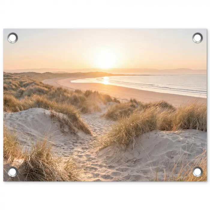 Duinen - Strand - Zee tuinposter los doek klein -3d