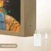 Chimpansee - Aap - dieren - Graffiti - Bril - Koptelefoon - Kleuren Light Box met batterij (Wandlamp) middel -USP_websiteoplaadbaarNL
