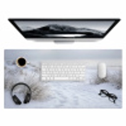 Duinen - Sneeuw - Strand - Winter - Serene Muismat XXL klein -3d