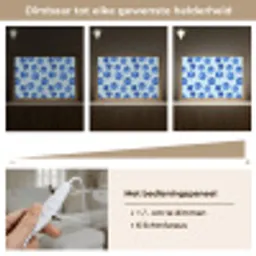 Bessen - Modern - Blauw Light Box met kabel (Tafellamp) klein 924 -USP_dimbaarNL