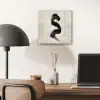 Penseelstreek - Zwart - Minimalistisch plexiglas 5mm klein -sfeer6