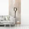 Lepel - Verf - Zilver fotobehang vinyl groot -woonkamer