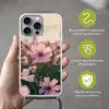 Bloemen - Paars - Wazig Hoesje iPhone 16 Pro Max met koord klein -sfeer2_NL