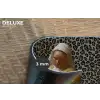Melkmeisje - Kunst - Panterprint - Vermeer - Schilderij - Oude meesters Placemat vinyl groot -closeup