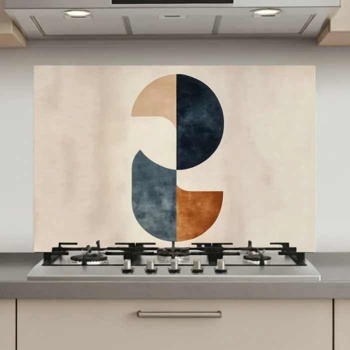Cirkels - Abstract - Kleurrijk keuken achterwand spatscherm klein -3d_website