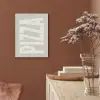 Pizza - Decoratie - Japandi - Wit PET vilt klein -sfeer4