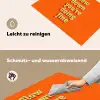 Oranje - Slow down you're doing fine - Retro Inductie beschemer met haakjes klein -ky-schoon-de