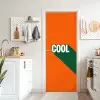 Cool - Oranje - Groen deurposter klein -sfeer5