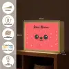 Aardbei - Gezichtje - Rood Light Box met batterij (Wandlamp kind) middel -USP_websiteoverzichtNL