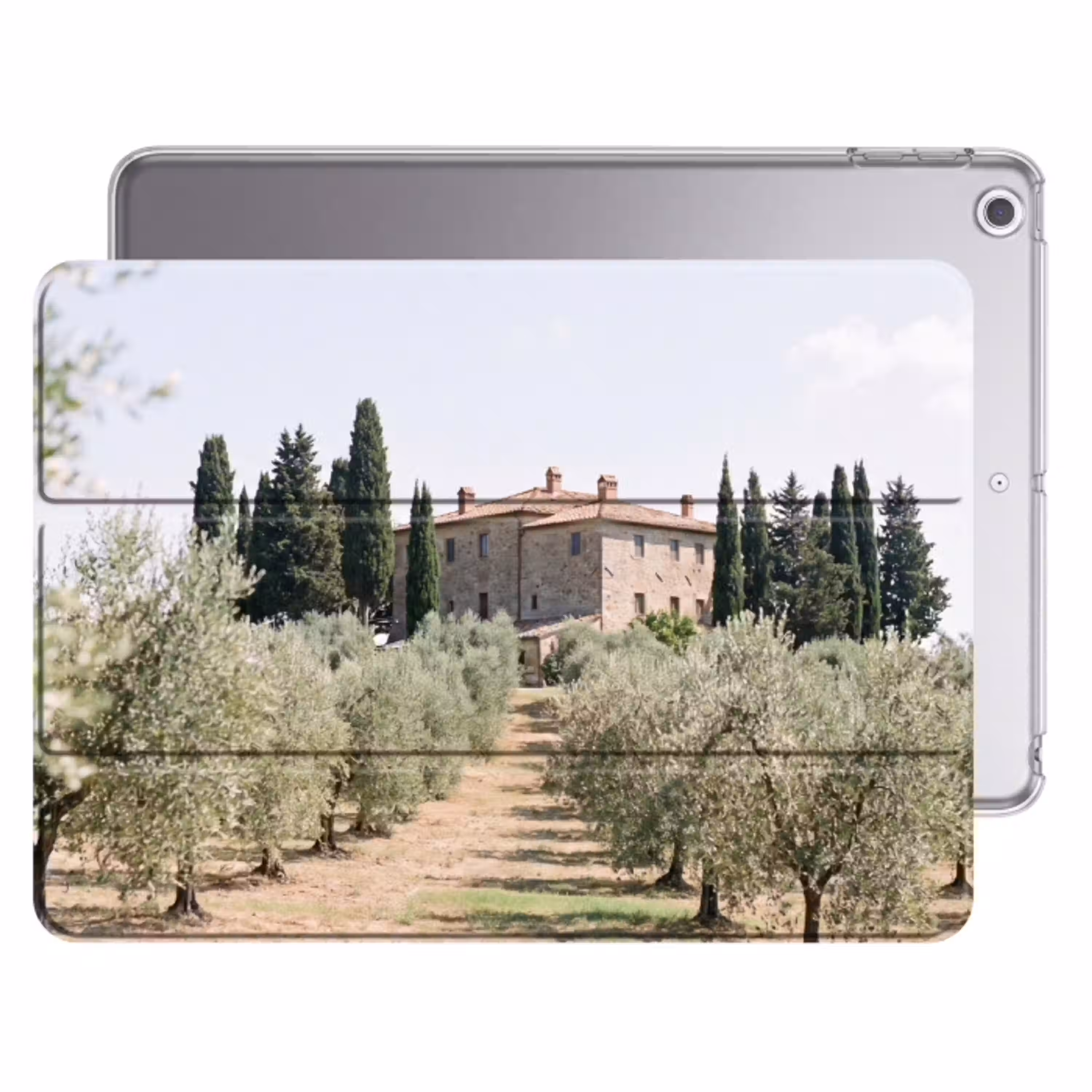 Landhuis - olijfboom - gaard Apple iPad 2017 middel -threedimensional_3d_global