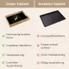 Bloemstuk - Vaas - Zwart Dienblad Rechthoek middel -USP_VergelijkingDE