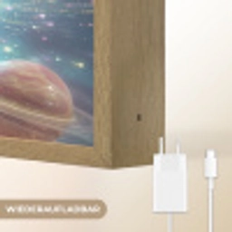 Aliens - Ruimte - Planeten Light Box met batterij (Wandlamp) middel -USP_websiteoplaadbaarDE