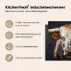 Stier - Kleurrijk - Hoorns Inductie beschermer vinyl 3mm middel -sfeer2