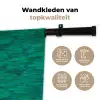 Vloeiend - Olie - Texturen - Groen Wandkleed katoen klein 269 -sfeer2
