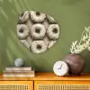 Donuts - Chocolade - Wit - Beige Wandcirkel Organisch Forex 3mm klein -sfeer2