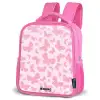 Roze vlinders Kinderrugzak - Roze middel -schuin
