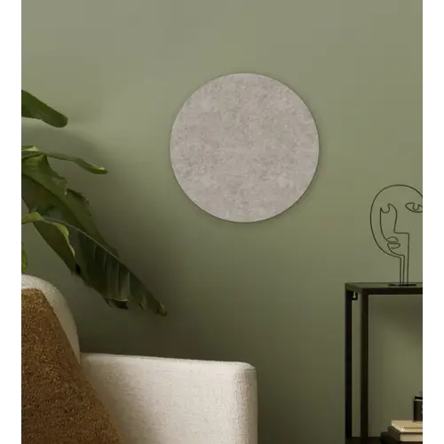 Patroon - Beton - Grijs Wandcirkel plexiglas klein 852 -sfeer3