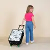 Zeedierenpatroon met walvissen, kwallen en orka's Kinderkoffer - Zwart klein -sfeer1