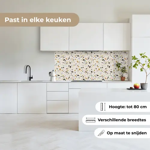 Terrazzo -  Patroon - Neutraal - Zacht - Multi keuken achterwand 2 middel 871 -sfeer4_NL