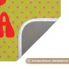 Ciao bella - Rood - Groen - Stippen Badmat klein -USP_AntislipDE